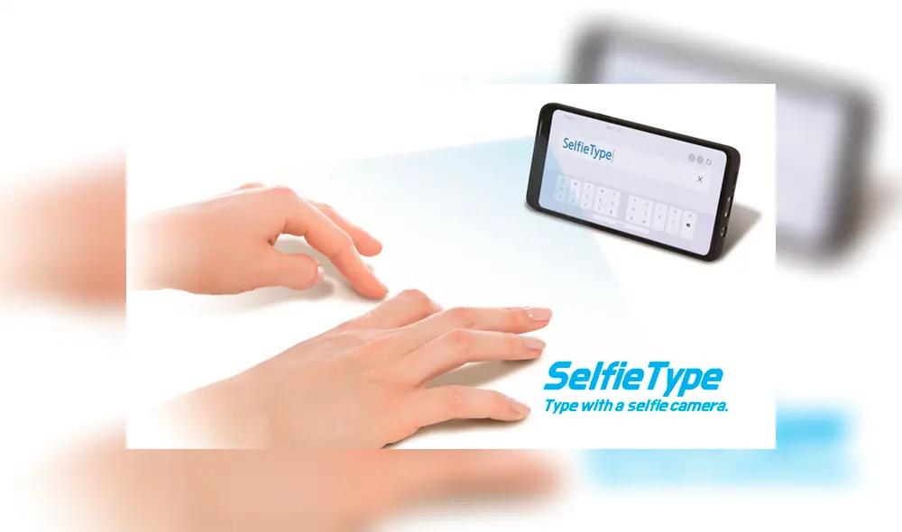 SelfieType, el teclado virtual "invisible" creado por Samsung.