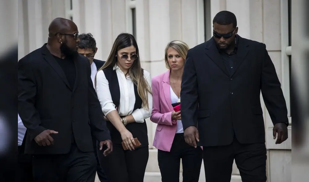 Emma Coronel está acusada de apoyar al capo mexicano para que escape de la prisión del Altiplano. Foto: AFP.