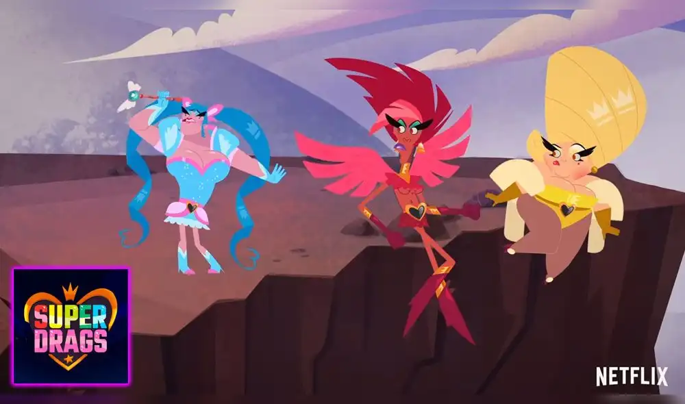 "Super Drags": Netflix lanza tráiler de serie animada de supeheroínas drag queen [VIDEO]