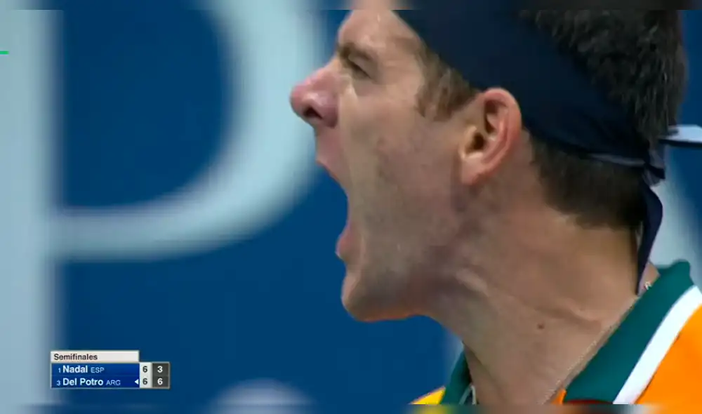 Nadal vs Del Potro: 'Delpo' se llevó el primer set en el tiebreak [VIDEO]