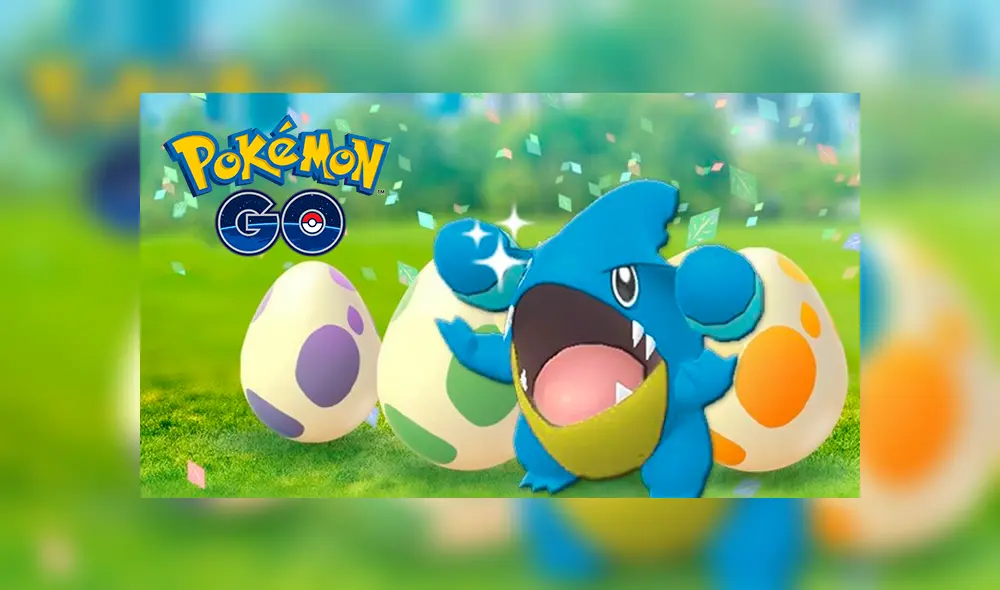 Gible shiny es activado en Pokémon GO por evento de eclosión de Huevos.