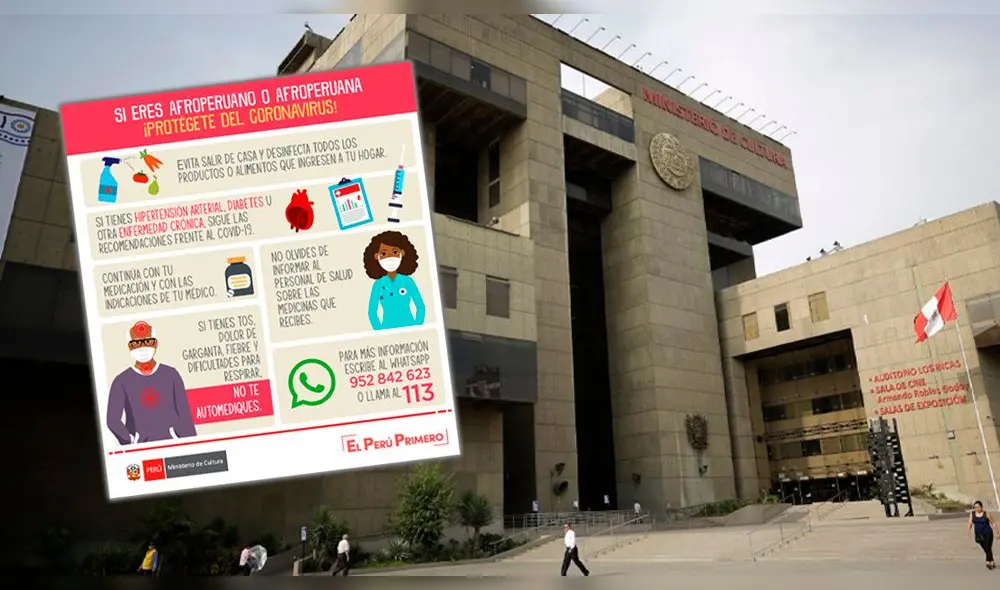 Ministerio de Cultura es cuestionado por posible publicación racista | Créditos: composición Ministerio de Cultura es cuestionado por posible publicación racista | Créditos: composición