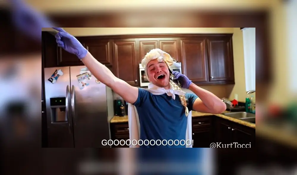 Desliza las imágenes para ver la divertida parodia que hizo un joven para fomentar el cumplimiento de la cuarentena en EE. UU. Foto: Kurt Tocci/YouTube