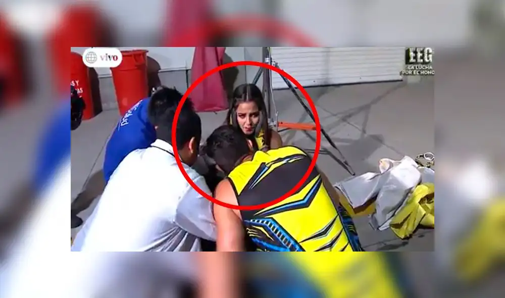 Luciana Fuster sufrió fuerte golpe en 'Esto es Guerra' y le colocaron 6 puntos