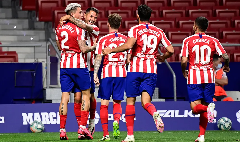Atlético Madrid venció 1-0 al Real Valladolid con gol de Vitolo por la jornada 30 de LaLiga Santander. | Foto: AFP Atlético Madrid venció 1-0 al Real Valladolid con gol de Vitolo por la jornada 30 de LaLiga Santander. | Foto: AFP