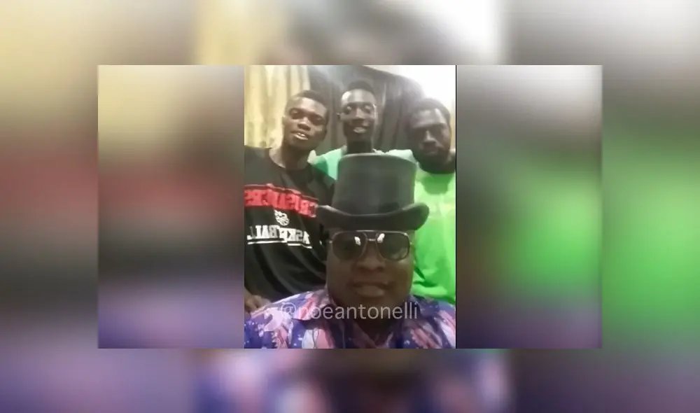 Desliza las imágenes para ver parte de la entrevista que hicieron a los africanos que bailan con ataúd. Foto: Noe Antonelli/Instagram