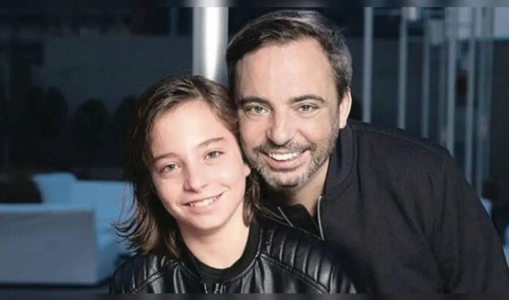 Marcos Llunas y su hijo Izan. Marcos Llunas y su hijo Izan.