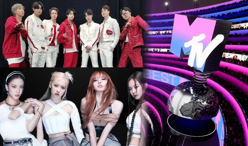 Conoce cómo ver a BTS y BLACKPINK en la esperada premiación. Foto: BIGHIT Entertainment/Twitter/YG Entertainment/composición LR