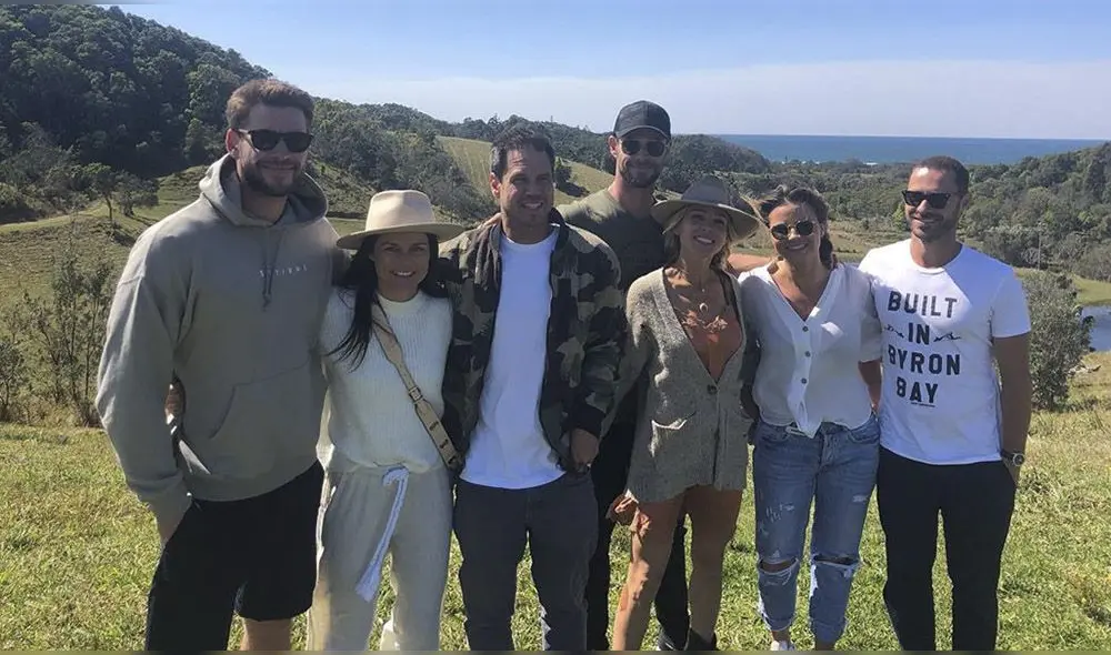 Liam Hemsworth pasa vacaciones con su familia para olvidar a Miley Cyrus