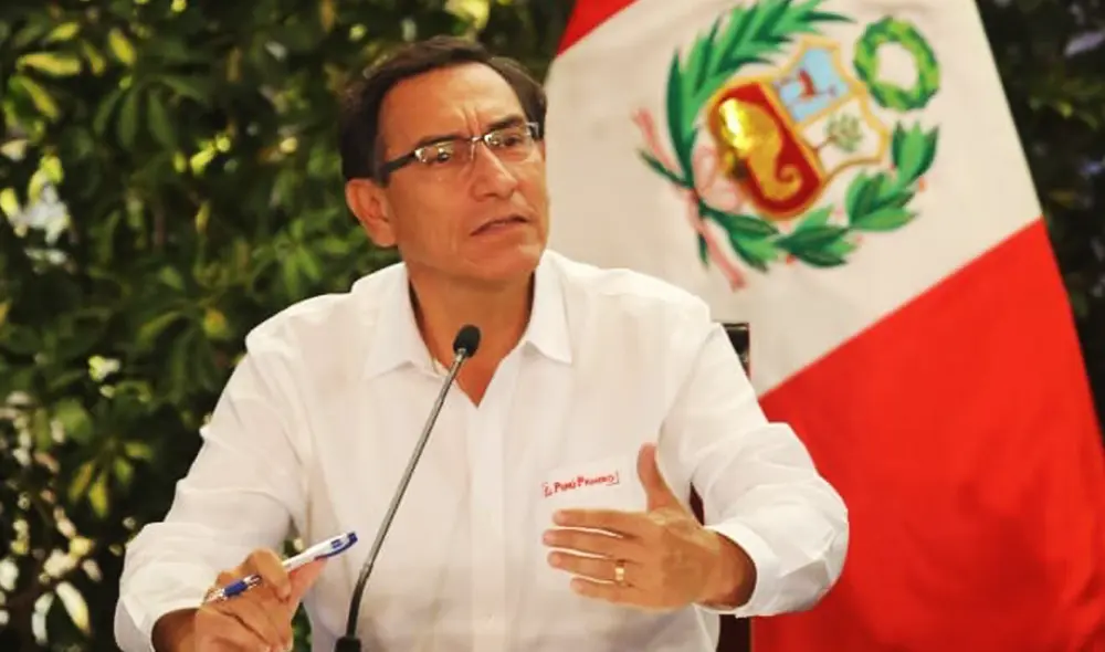 Martín Vizcarra reiteró en que el objetivo del Gobierno es el binestar de la ciudadanía y no de un grupo empresarial. Foto: Jorge Cerdán/La República. Martín Vizcarra reiteró en que el objetivo del Gobierno es el binestar de la ciudadanía y no de un grupo empresarial. Foto: Jorge Cerdán/La República.