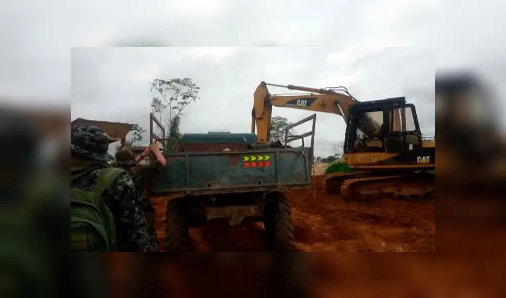 Destruyen herramientas de mineros ilegales valorizados en cerca de 3 millones y medio de soles [FOTOS]