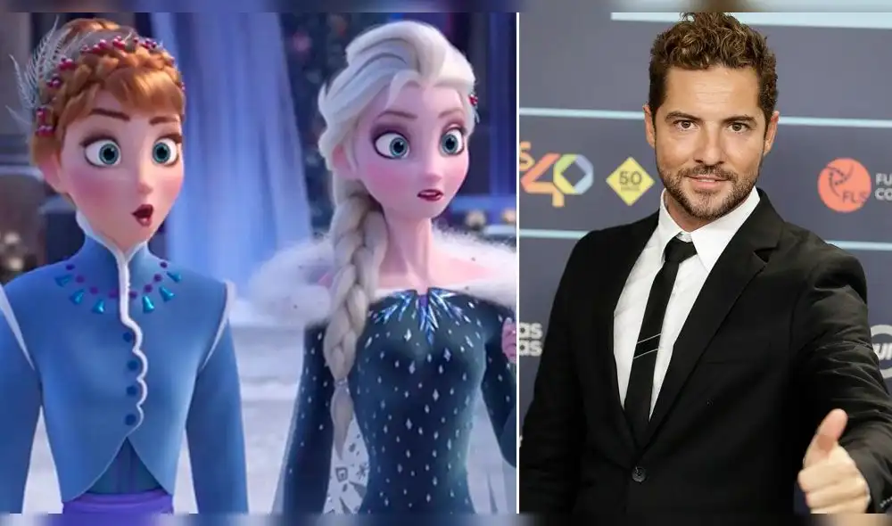 David Bisbal participará en Frozen 2. Créditos: Composición David Bisbal participará en Frozen 2. Créditos: Composición