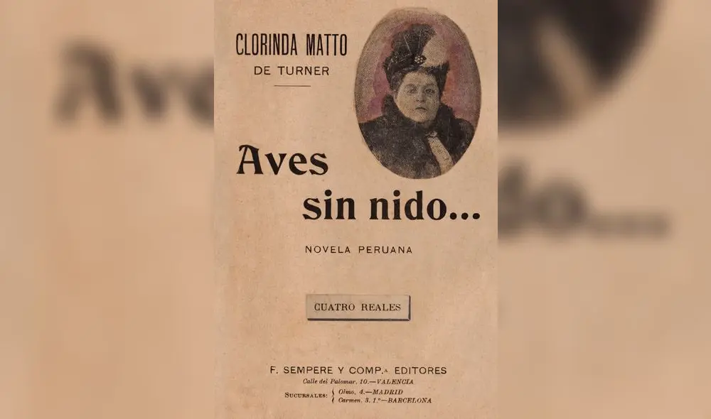 Publican facsimilar de novela Aves sin nido de Clorinda Matto de Turner