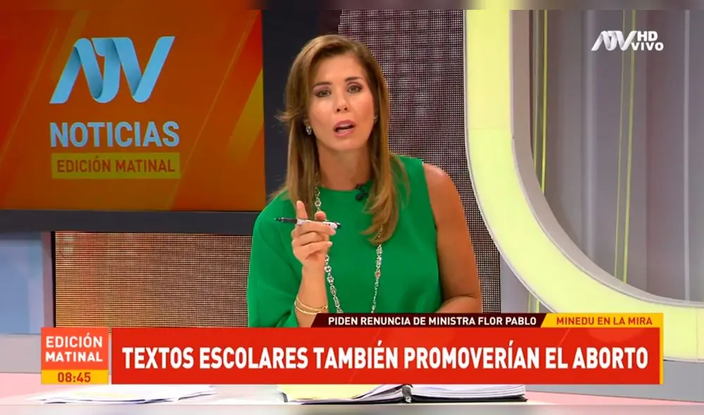 Drusila Zileri reemplazó a Milagros Leiva en noticiero: ¿La volvieron a castigar?