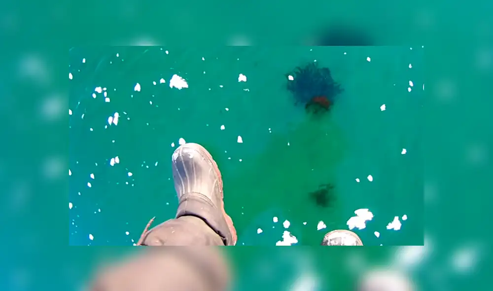 YouTube viral: hombre logra gran hazaña al caminar sobre lago congelado y sorprende a usuarios [VIDEO]