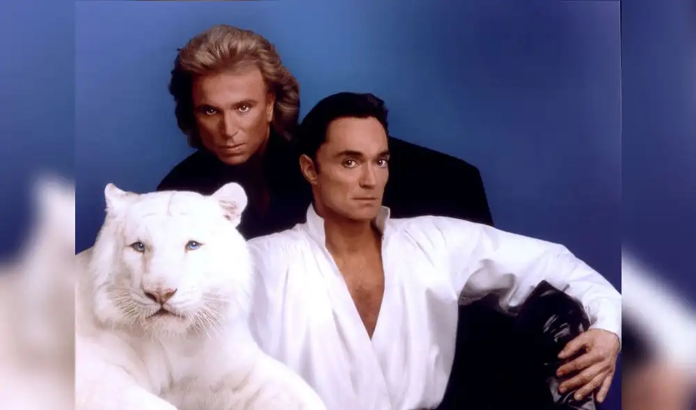 Siegfried & Roy, una institución en Las Vegas. (Foto: Twitter)