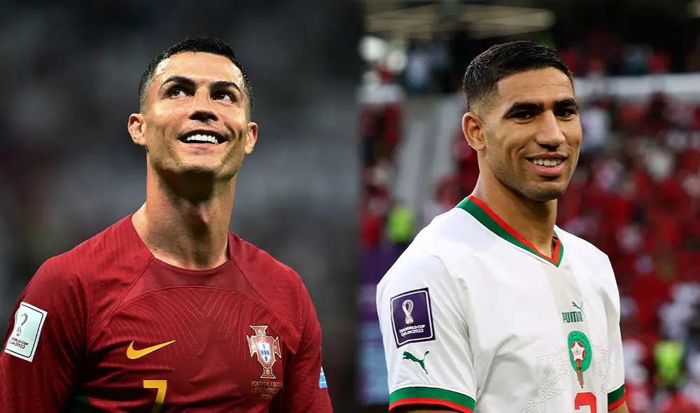 Portugal enfrentará a Marruecos en los cuartos de final del Mundial Qatar 2022. Foto: composición LR/AFP