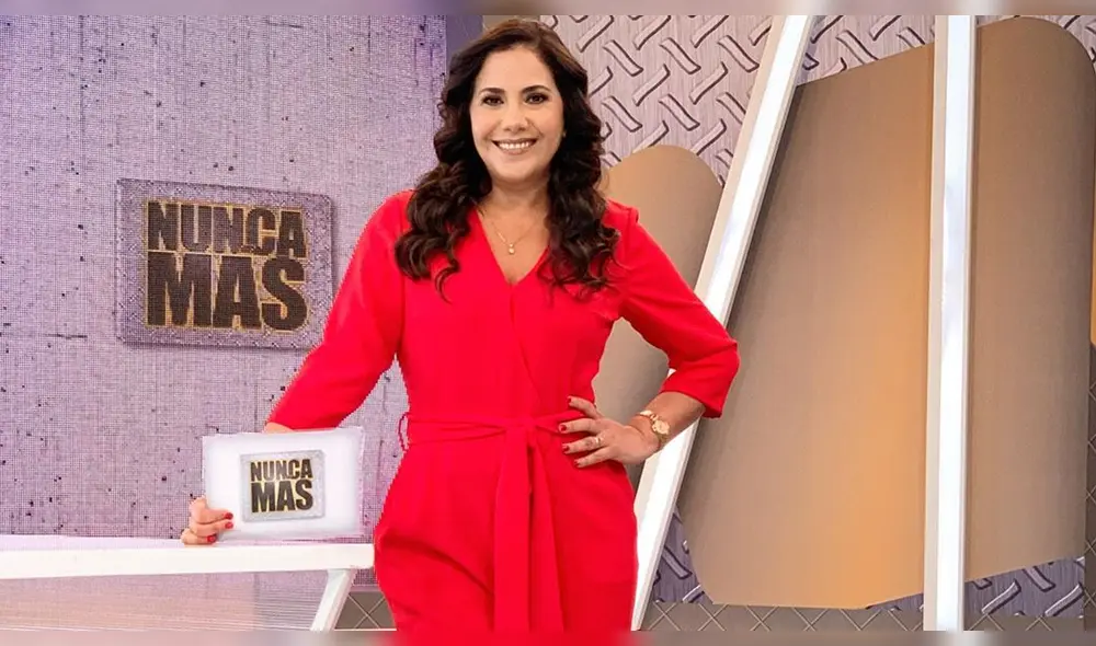 Andrea Llosa obtiene alto rating con su programa en ATV durante cuarentena. Foto: Instagram