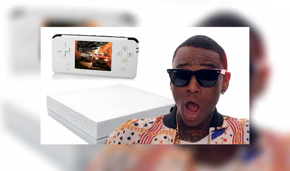 El rapero Soulja Boy presentó su consola llena de videojuegos piratas de Nintendo y PlayStation 
