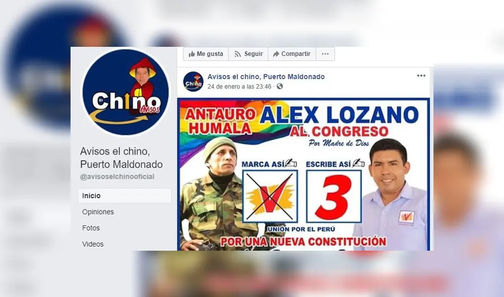 Virtual congresista de Madre de Dios publicó anuncios que promoverían trata de personas Virtual congresista de Madre de Dios publicó anuncios que promoverían trata de personas