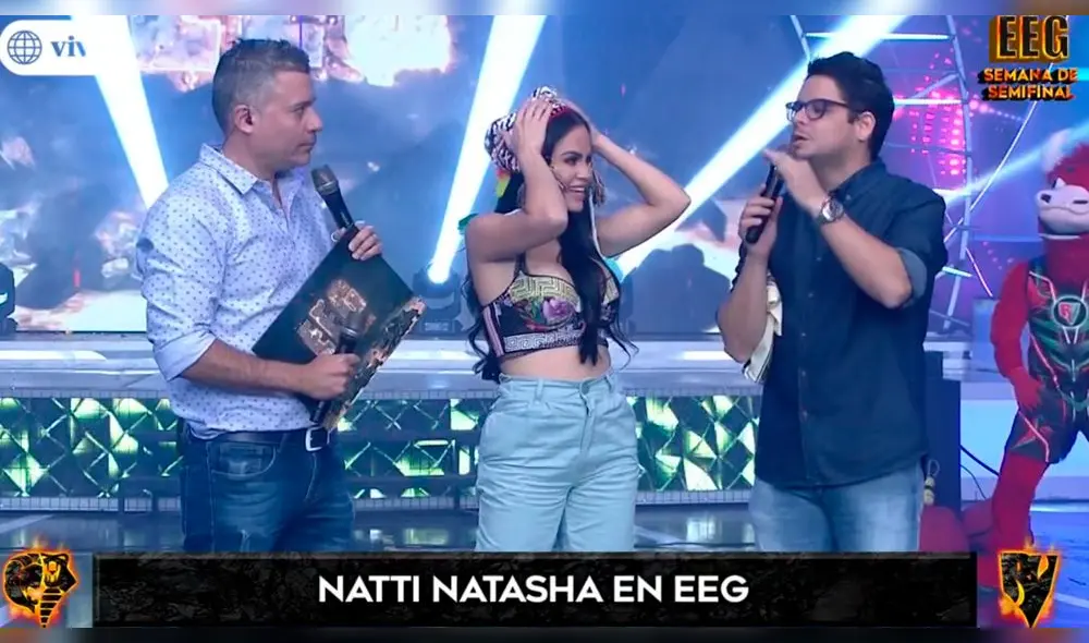 Natti Natasha impresiona a los conductores de EEG con atrevido atuendo [VIDEO]