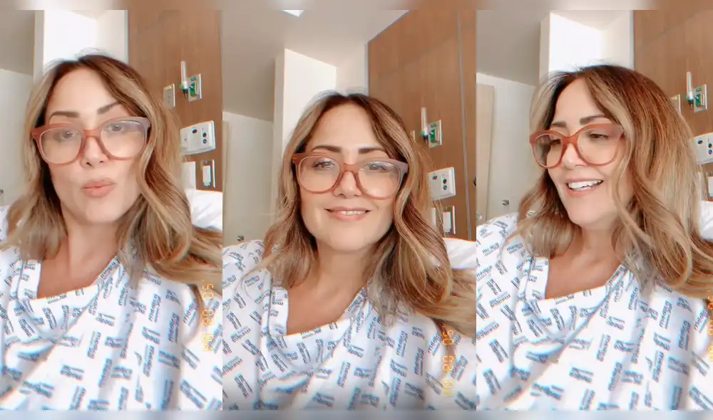 La presentadora de televisión, Andrea Legarreta, emitió un mensaje desde el hospital, tranquilizando a sus fans | FOTO: Instagram