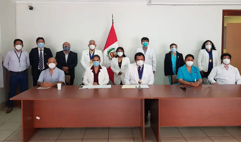 Representantes informaron que exigen aumento de la escala salarial para todos los trabajadores del sector salud. Foto: Johann Klug/URPI-GLR