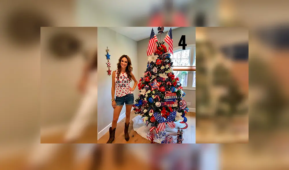 En Facebook, una mujer decidió adornar su árbol de Navidad de diferentes maneras acorde a las celebraciones del año.