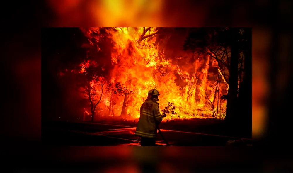Incendio forestal en Australia Incendio forestal en Australia