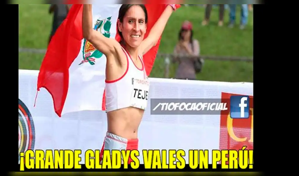Juegos Panamericanos 2019: memes Gladys Tejeda luego de lograr medalla de oro en maratón. Foto: Facebook