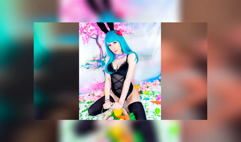 Dragon Ball Super: Chica hace cosplay 'hot' de Bulma con 'traje de conejo' y alborota a fans [FOTOS]