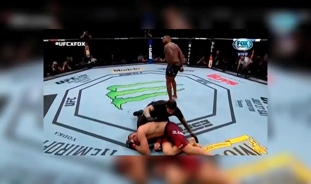 Harris estiró su récord a 13-7 y ganó el premio a mejor performance de la noche. Créditos: Captura de video