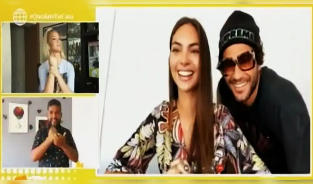 Yaco Eskenazi y Natalie Vértiz en Estás en todas
