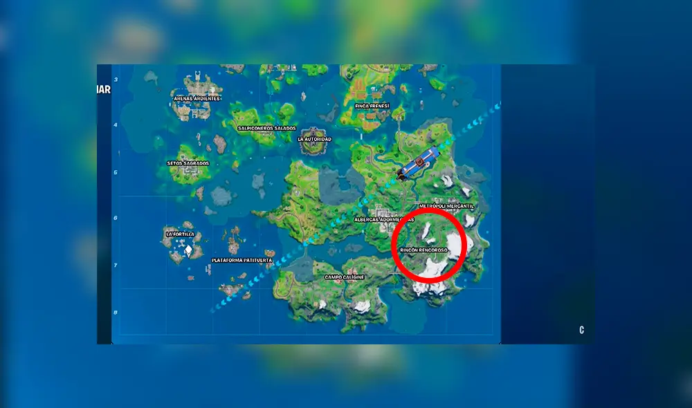 Ubicación de las armas de Kit.