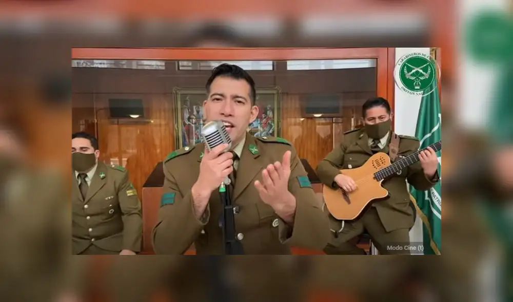 El Orfeón de Carabineros de Chile saludó por Fiestas Patrias al Perú. Foto: captura El Orfeón de Carabineros de Chile saludó por Fiestas Patrias al Perú. Foto: captura