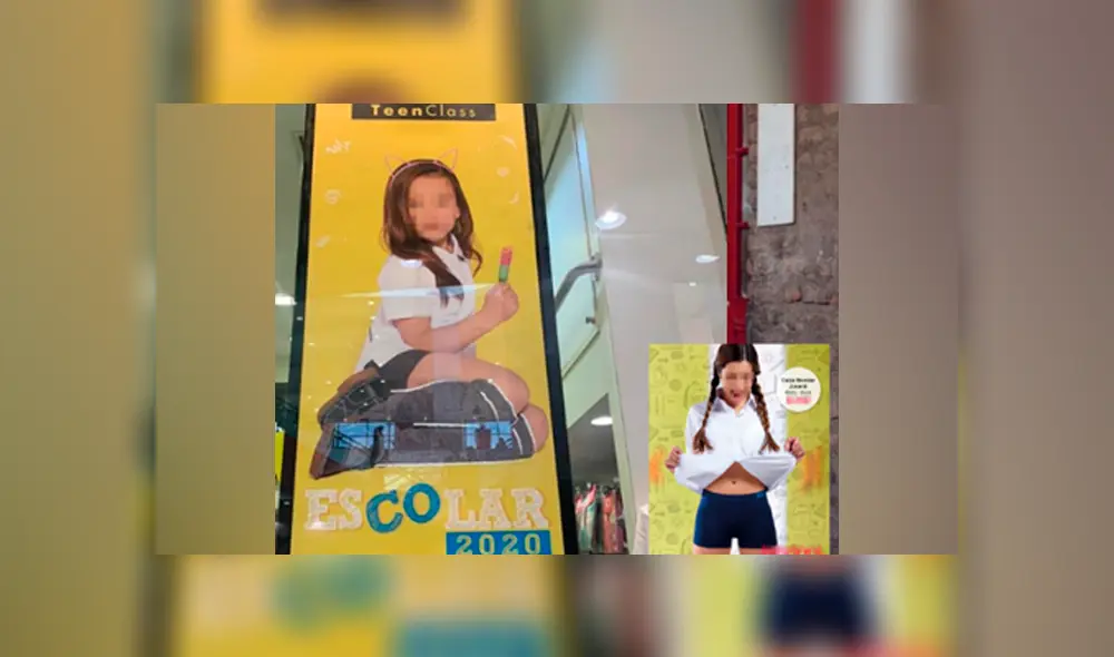 Las imágenes de niñas fueron las que despertaron la indignación de diferentes colectivos. (Foto: 20 minutos)