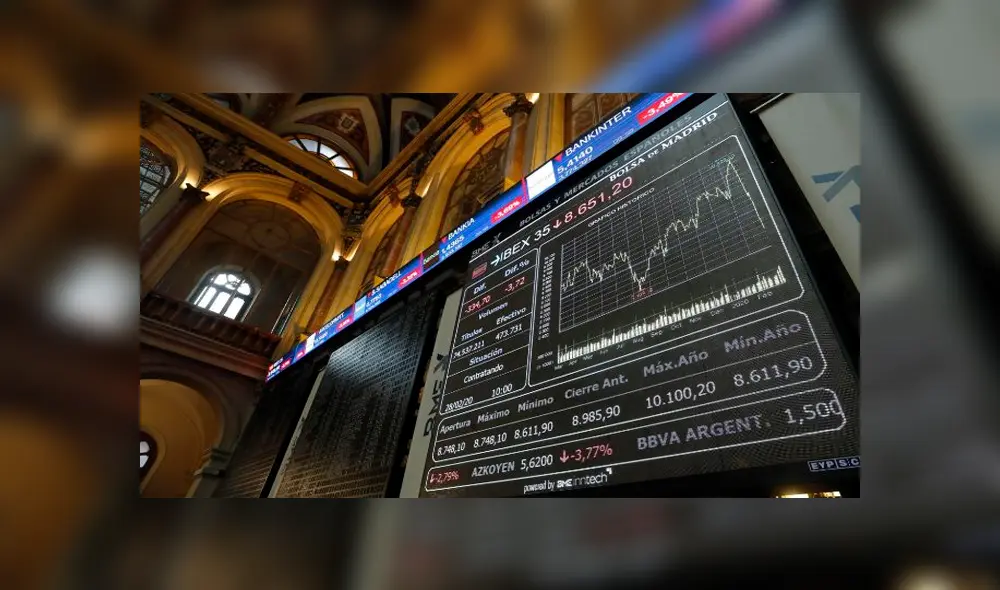 Desde la expansión del virus por el viejo continente, el Ibex 35 no ha podido salir de 'números rojos'. (Foto: Expansión) Desde la expansión del virus por el viejo continente, el Ibex 35 no ha podido salir de 'números rojos'. (Foto: Expansión)