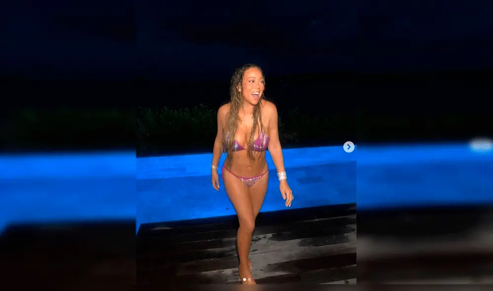 Instagram: Mariah Carey presume sus curvas en bikini como nunca antes