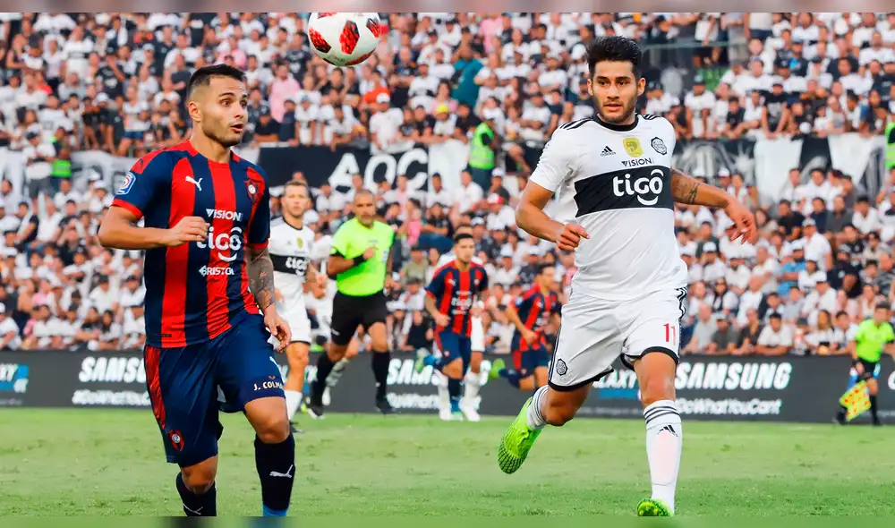 Olimpia vs Cerro Porteño: El Decano igualó 1-1 ante el Ciclón por el Superclásico paraguayo. Foto: EFE.