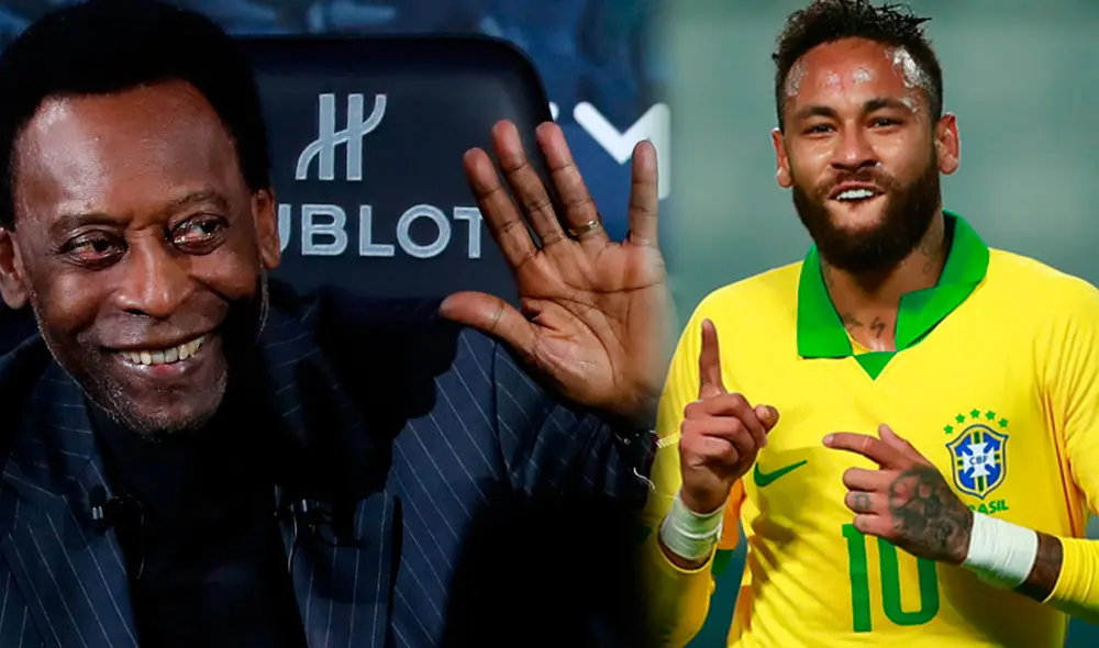 Pelé cumplió 80 años y recibió un especial saludo por parte de Neymar. Foto: AFP/Composición La República.
