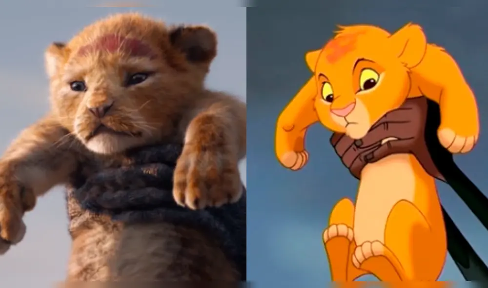 El Rey León: Comparten increíble comparación entre live action y película animada [VIDEO]