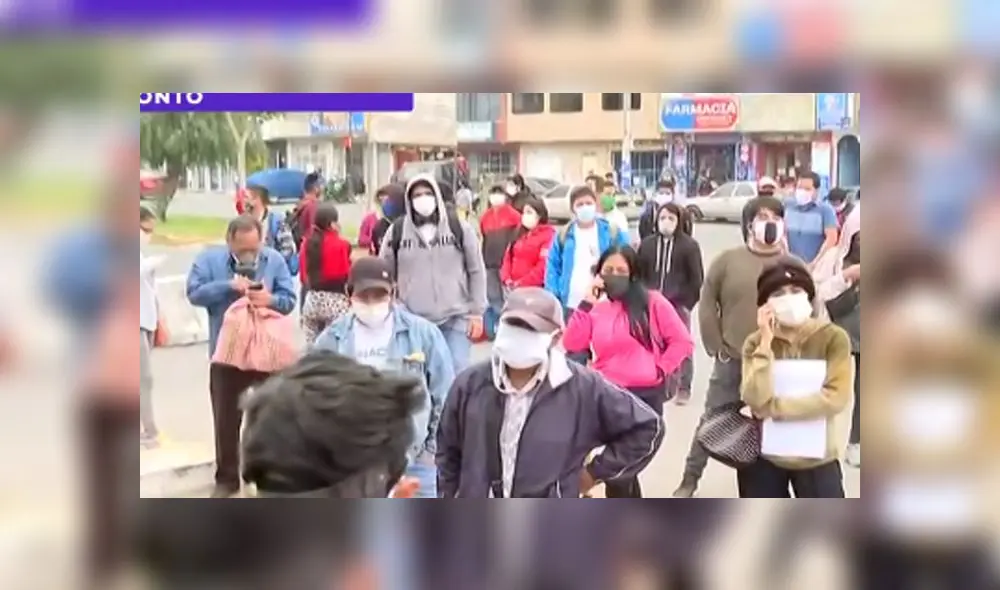 Detienen a más de cien personas en intervención policial en Los Olivos. Créditos: Latina