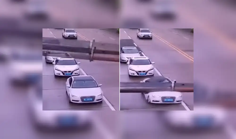 YouTube: el sorprendente instante en que un hombre evade la muerte [VIDEO]