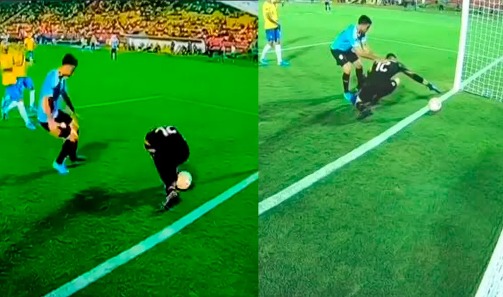 Ignacio De Arruabarrena metió el balón en su propio arco y le dio el empate a Brasil ante Uruguay por el Preolímpico Sub-23. Ignacio De Arruabarrena metió el balón en su propio arco y le dio el empate a Brasil ante Uruguay por el Preolímpico Sub-23.