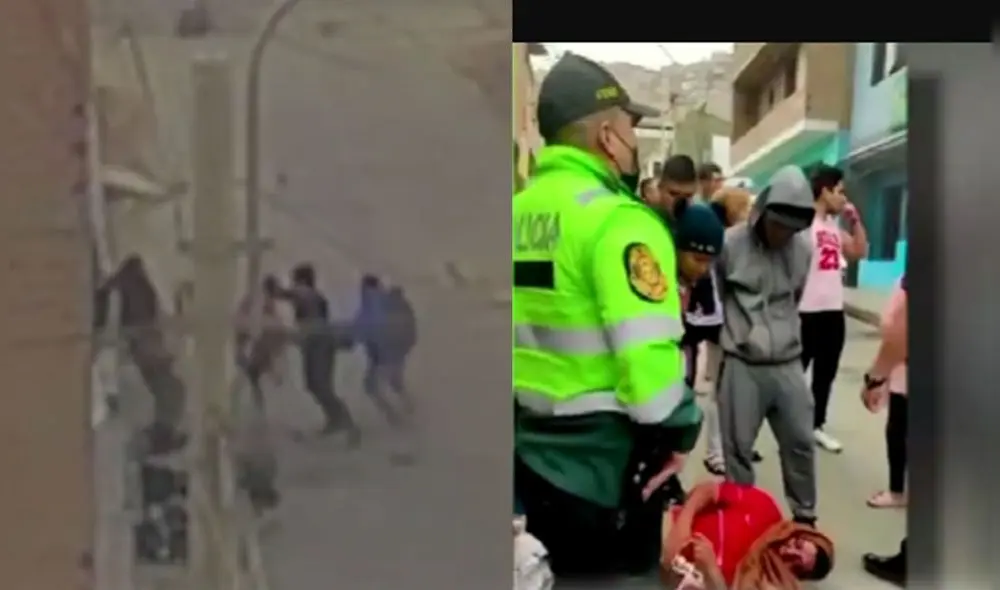 Cámaras captaron momento en que delincuentes bajan de mototaxi y reciben una brutal golpiza por parte de los vecinos de la zona. Video: Panamericana Cámaras captaron momento en que delincuentes bajan de mototaxi y reciben una brutal golpiza por parte de los vecinos de la zona. Video: Panamericana