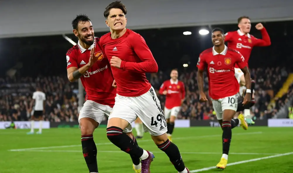 Garnacho entró y le dio la victoria al United sobre la hora. Foto: Twitter utdreport Garnacho entró y le dio la victoria al United sobre la hora. Foto: Twitter utdreport