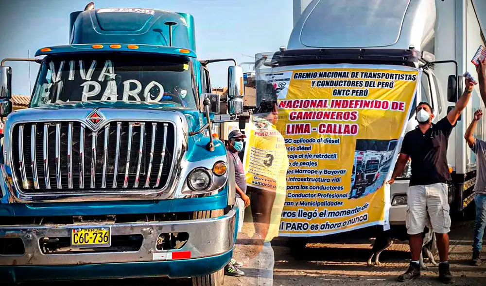 Paro de transportistas: gremios se alistan para medida que iniciará este martes 22 de noviembre. Foto: composición Gerson Cardoso/LR/LR Paro de transportistas: gremios se alistan para medida que iniciará este martes 22 de noviembre. Foto: composición Gerson Cardoso/LR/LR