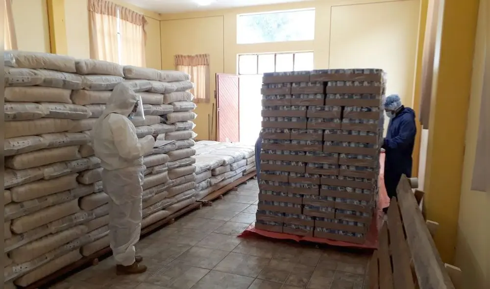 Donaciones de alimentos llegaron a tres distritos de la región Puno. Foto: Midis
