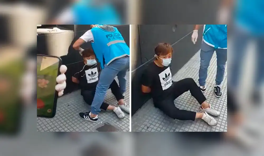 Joven fue sorprendido paseando en el barrio de San Telmo, Buenos Aires. Poniéndose a sí mismo y a los demás en riesgo. Joven fue sorprendido paseando en el barrio de San Telmo, Buenos Aires. Poniéndose a sí mismo y a los demás en riesgo.