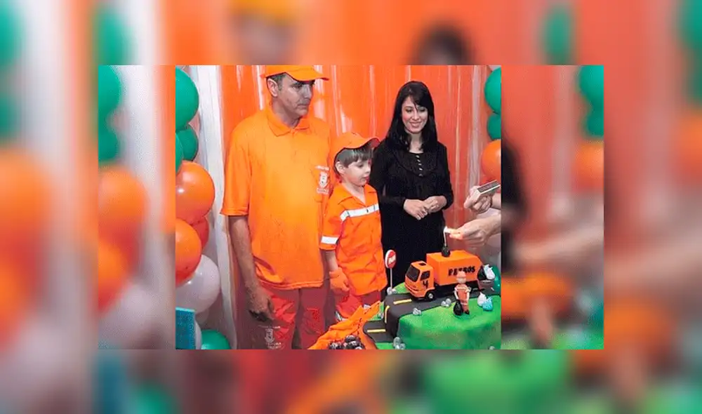 Facebook viral: niño celebra su cumpleaños con la temática del oficio de su padre y conmueve a miles [FOTOS]